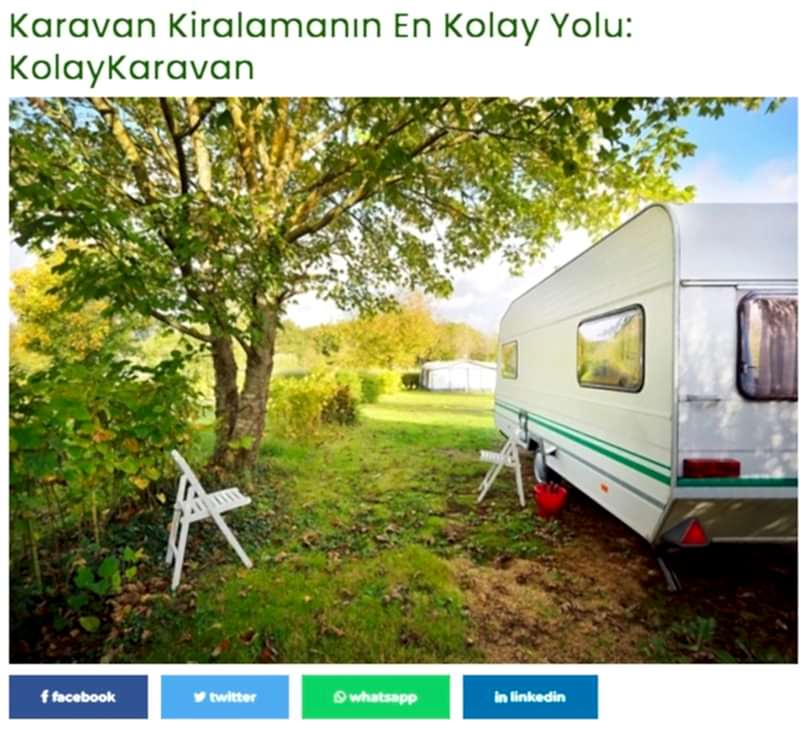 Kolaykaravan Camp&caravan Dergisine Konuk Oldu